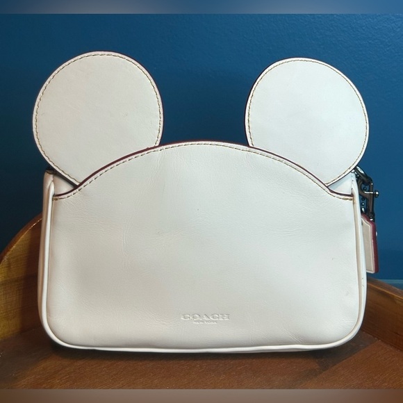 Disney x Coach Mickey Mouse Ears Wristlet Clutch LE F59529